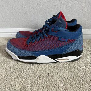 Nike Air Jordan Flight Club 80 Mens Basketball Shoes 599583-401 Blue Red 12 US